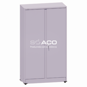 PA 5430 - ARMÁRIO DE ENCAIXE MONTÁVEL E DESMONTÁVEL COM 02 PORTAS 1625X760X355MM - CINZA TEXTURIZADO