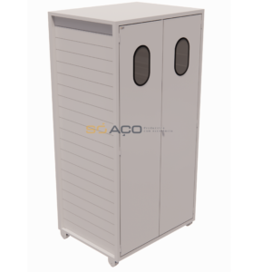 PA 0644 - CÂMARA ESTUFA COM 02 PORTAS PARA FERMENTAÇÃO DE PÃES COM CAPACIDADE PARA 40 ASSADEIRAS COM 04 TIRAS - BRANCO